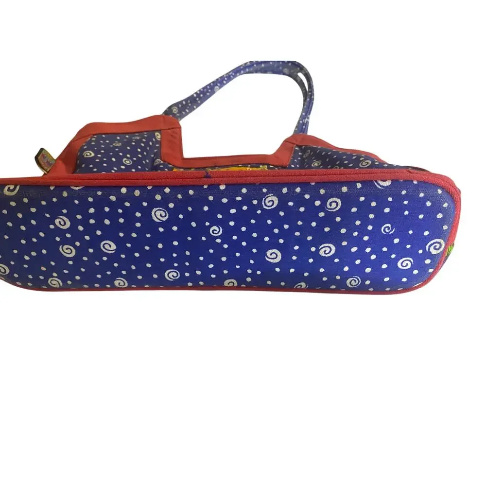 Vintage Laurel Burch Cat‎ Shoulder Bag Embroidered Embellished Sequin Retro Y2K